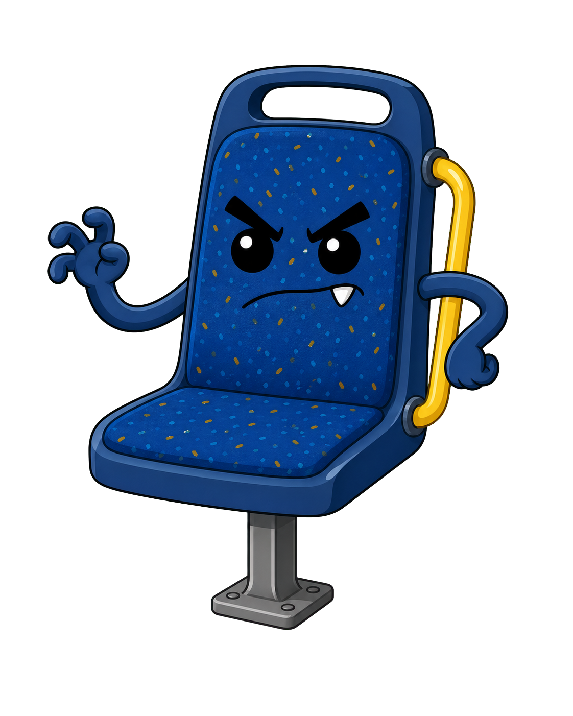 Bus seat villain